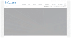 Desktop Screenshot of infoserv.be