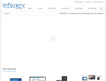 Tablet Screenshot of infoserv.be